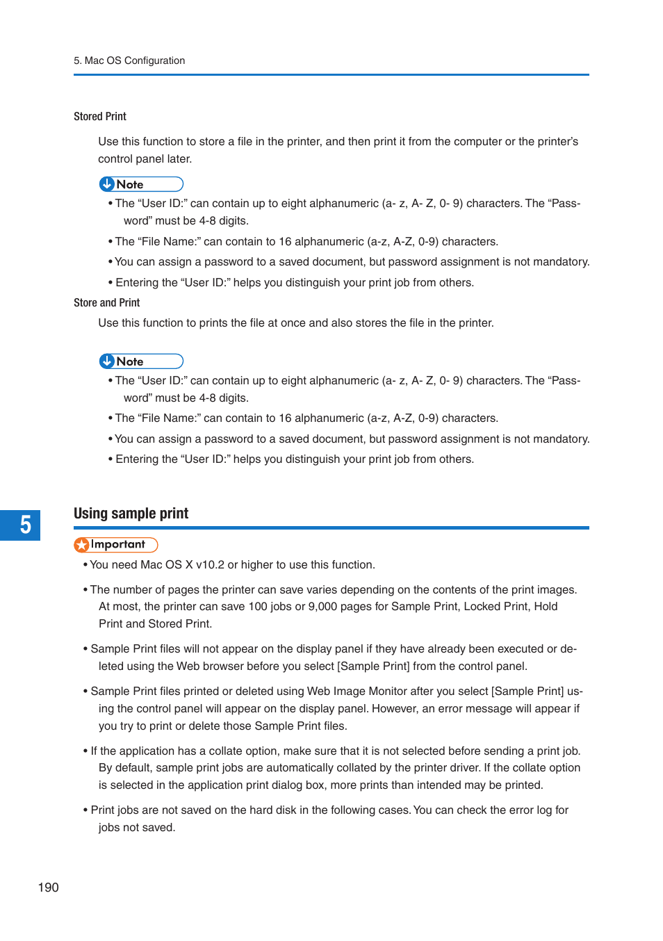 Using sample print | Pitney Bowes DP50S Color Printer User Manual | Page 188 / 210