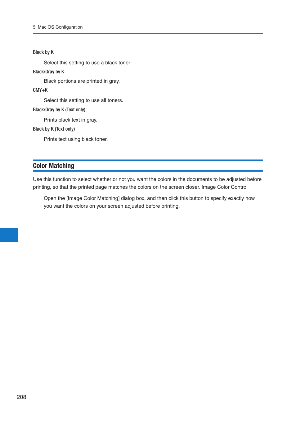 Color matching | Pitney Bowes DP50S Color Printer User Manual | Page 206 / 210