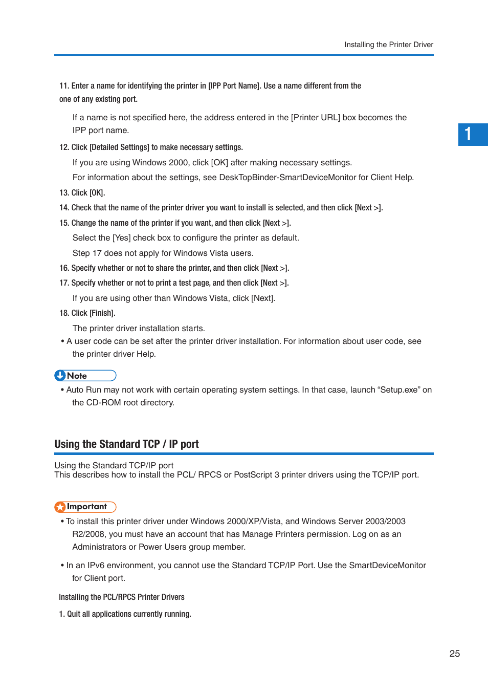 Using the standard tcp / ip port | Pitney Bowes DP50S Color Printer User Manual | Page 23 / 210