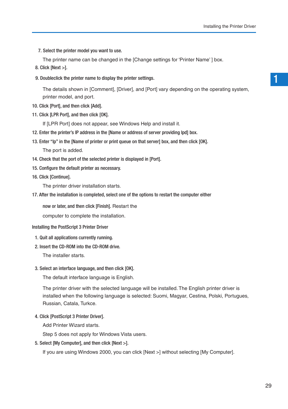 Pitney Bowes DP50S Color Printer User Manual | Page 27 / 210