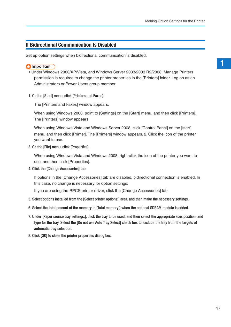 If bidirectional communication is disabled | Pitney Bowes DP50S Color Printer User Manual | Page 45 / 210