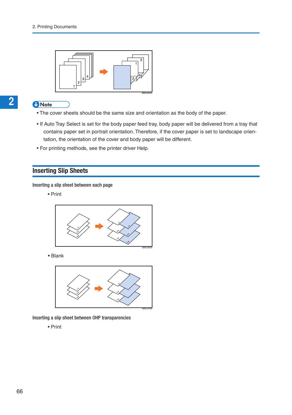 Inserting slip sheets | Pitney Bowes DP50S Color Printer User Manual | Page 64 / 210