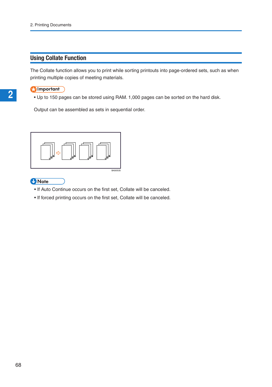 Using collate function | Pitney Bowes DP50S Color Printer User Manual | Page 66 / 210