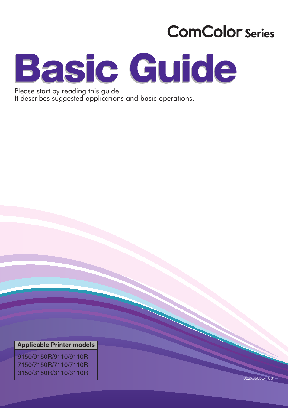 Pitney Bowes RISO ComColor Printer User Manual | 116 pages