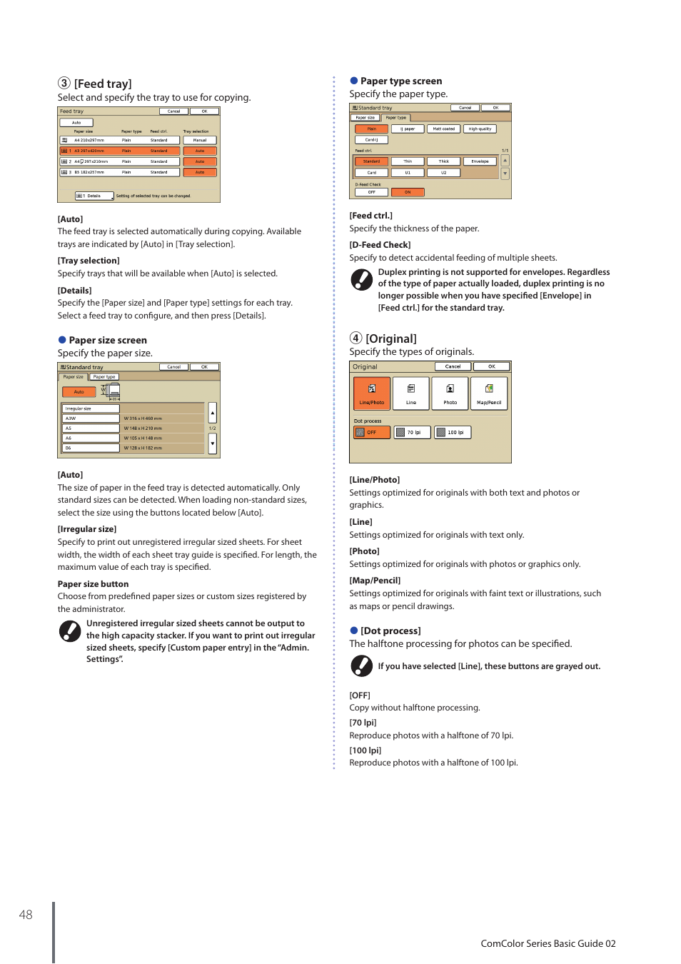 Ed sheet (p. 48) | Pitney Bowes RISO ComColor Printer User Manual | Page 50 / 116
