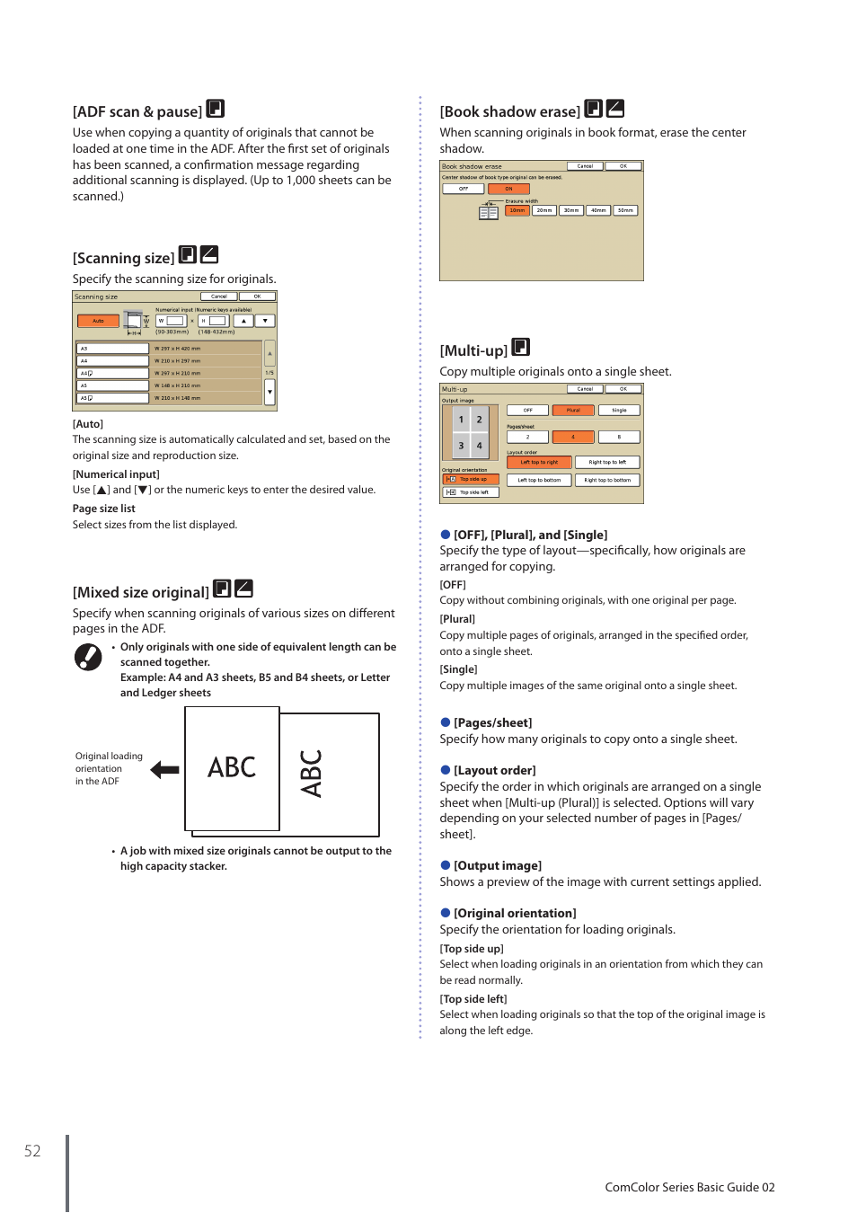 Ee p. 52.) | Pitney Bowes RISO ComColor Printer User Manual | Page 54 / 116