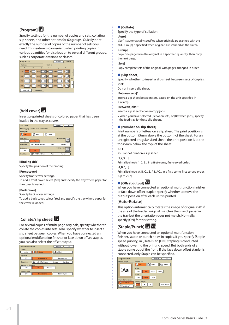 Pitney Bowes RISO ComColor Printer User Manual | Page 56 / 116