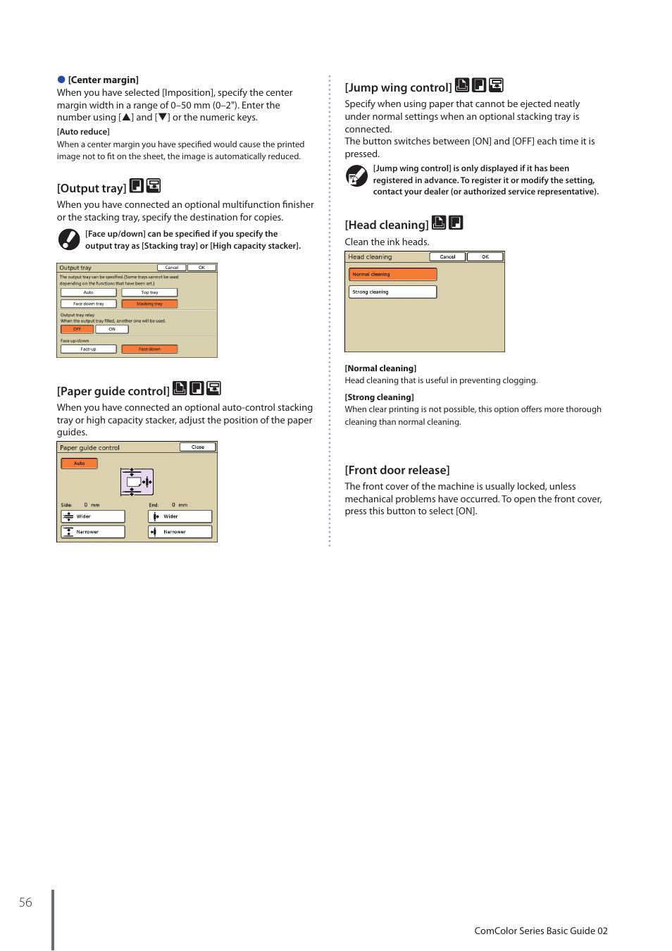 Pitney Bowes RISO ComColor Printer User Manual | Page 58 / 116