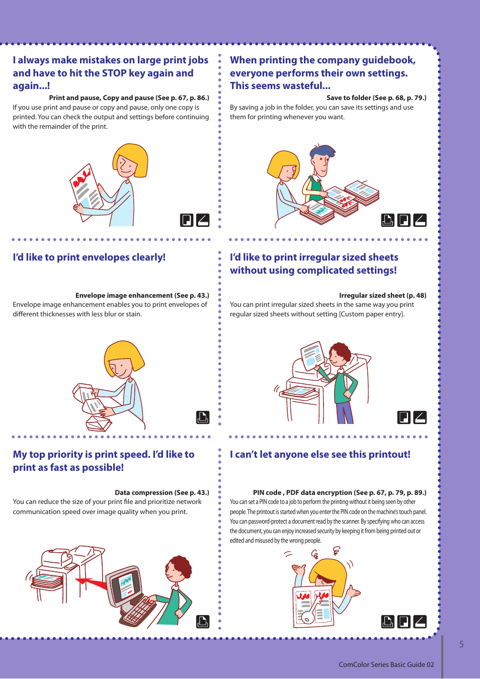 Pitney Bowes RISO ComColor Printer User Manual | Page 7 / 116