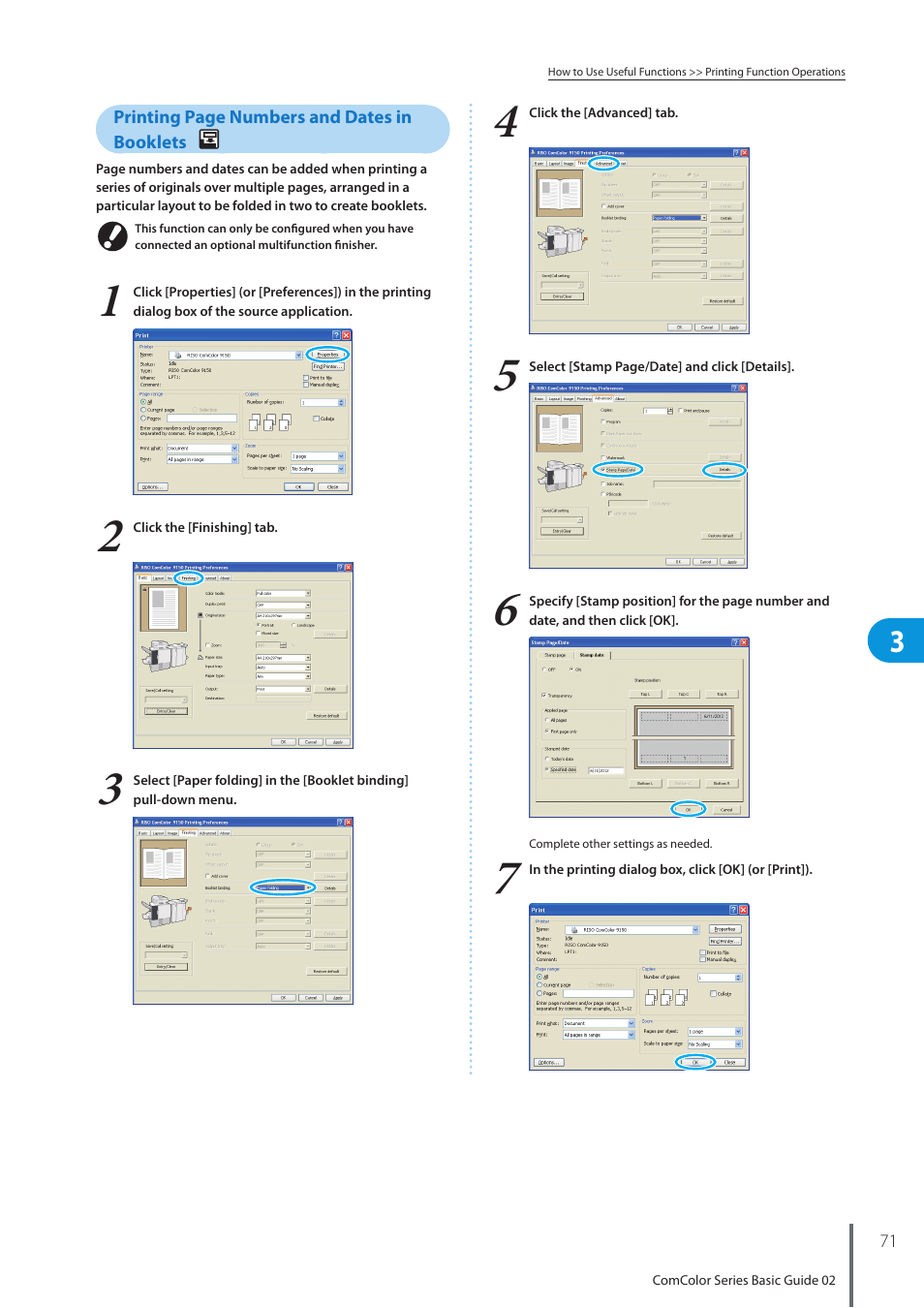 Pitney Bowes RISO ComColor Printer User Manual | Page 73 / 116