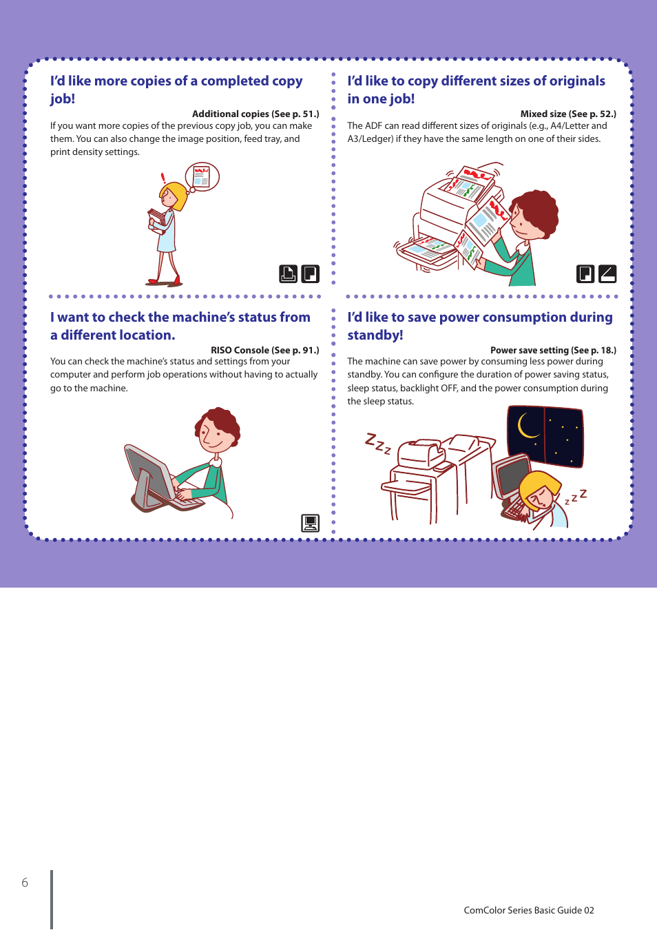 Pitney Bowes RISO ComColor Printer User Manual | Page 8 / 116
