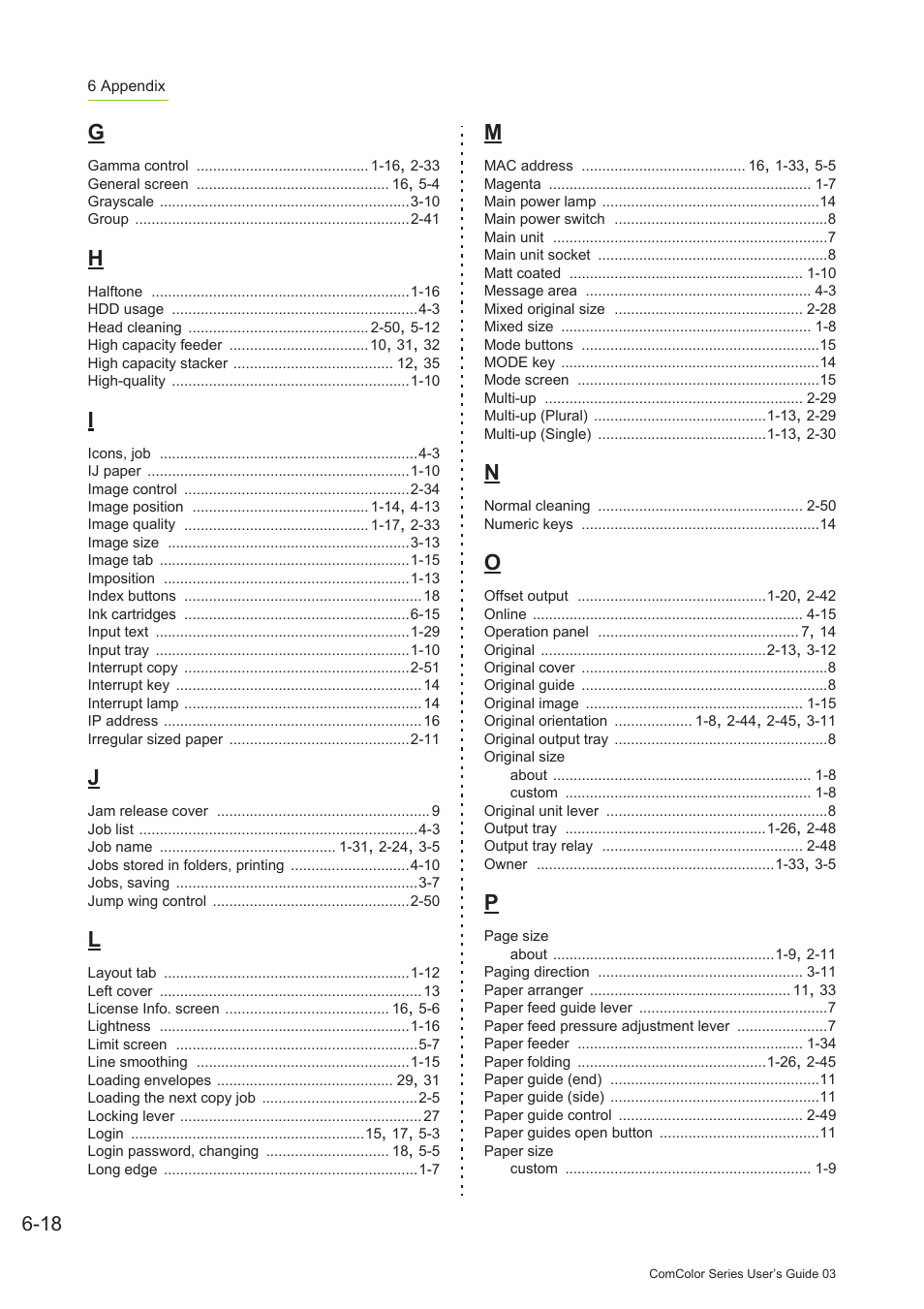 Pitney Bowes RISO ComColor Printer User Manual | Page 194 / 196