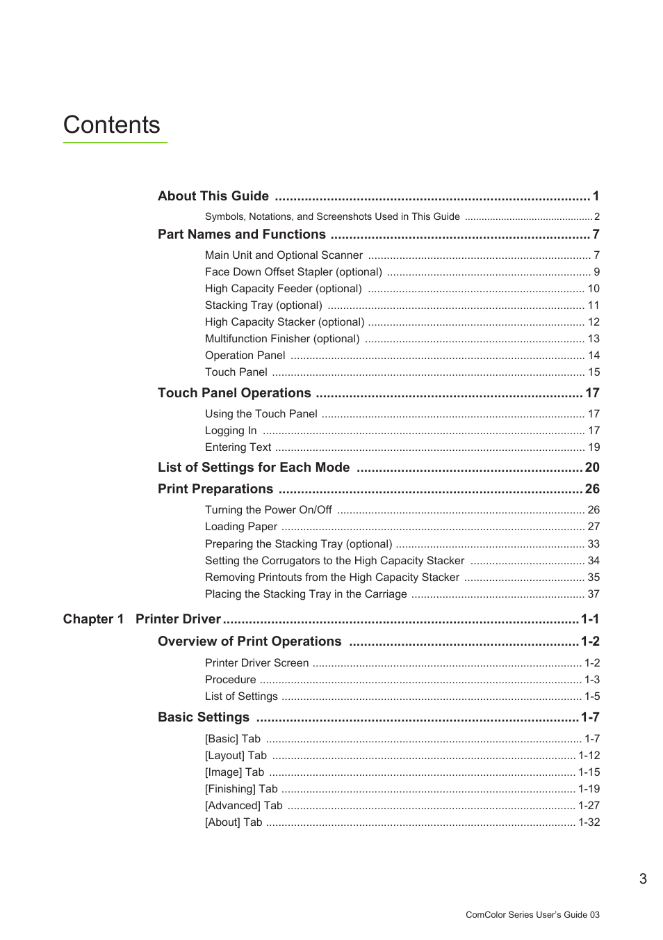 Pitney Bowes RISO ComColor Printer User Manual | Page 5 / 196