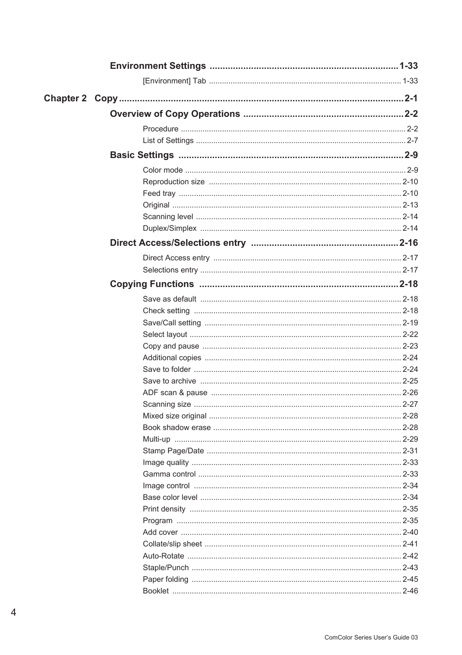 Pitney Bowes RISO ComColor Printer User Manual | Page 6 / 196