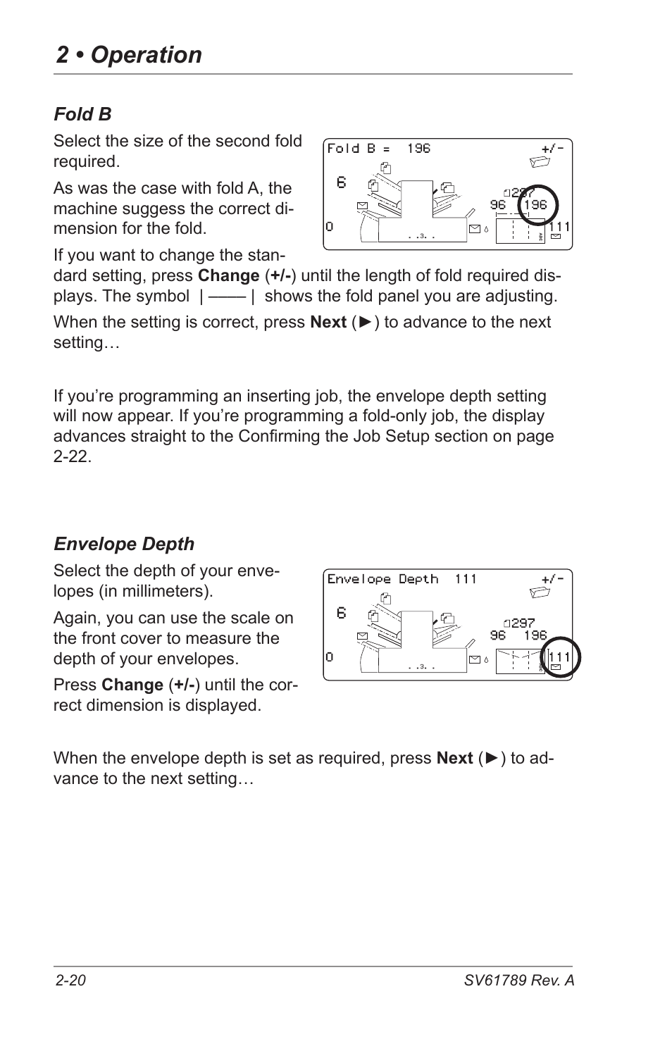 2 • operation | Pitney Bowes DI380 OfficeRight Systems User Manual | Page 36 / 104