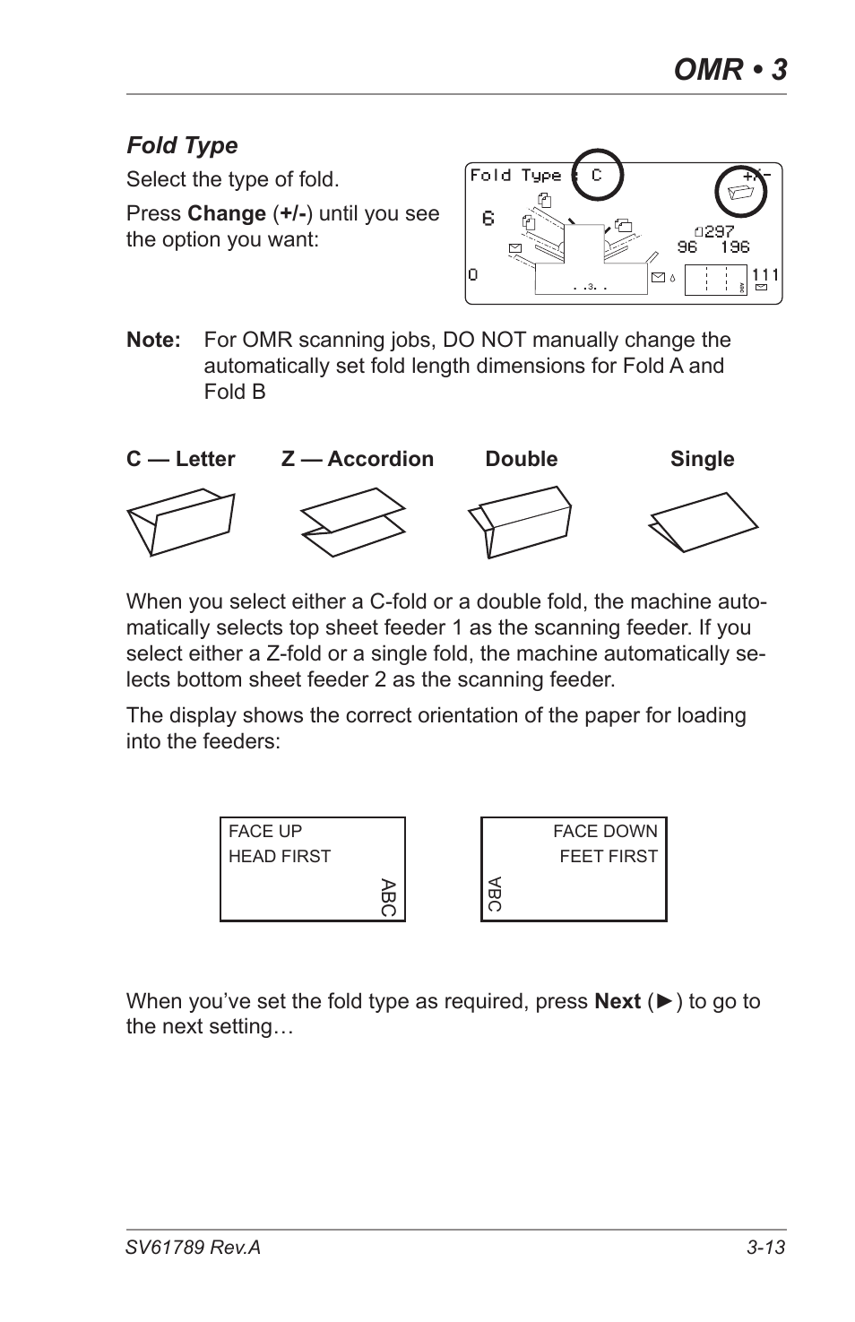Omr • 3 | Pitney Bowes DI380 OfficeRight Systems User Manual | Page 53 / 104