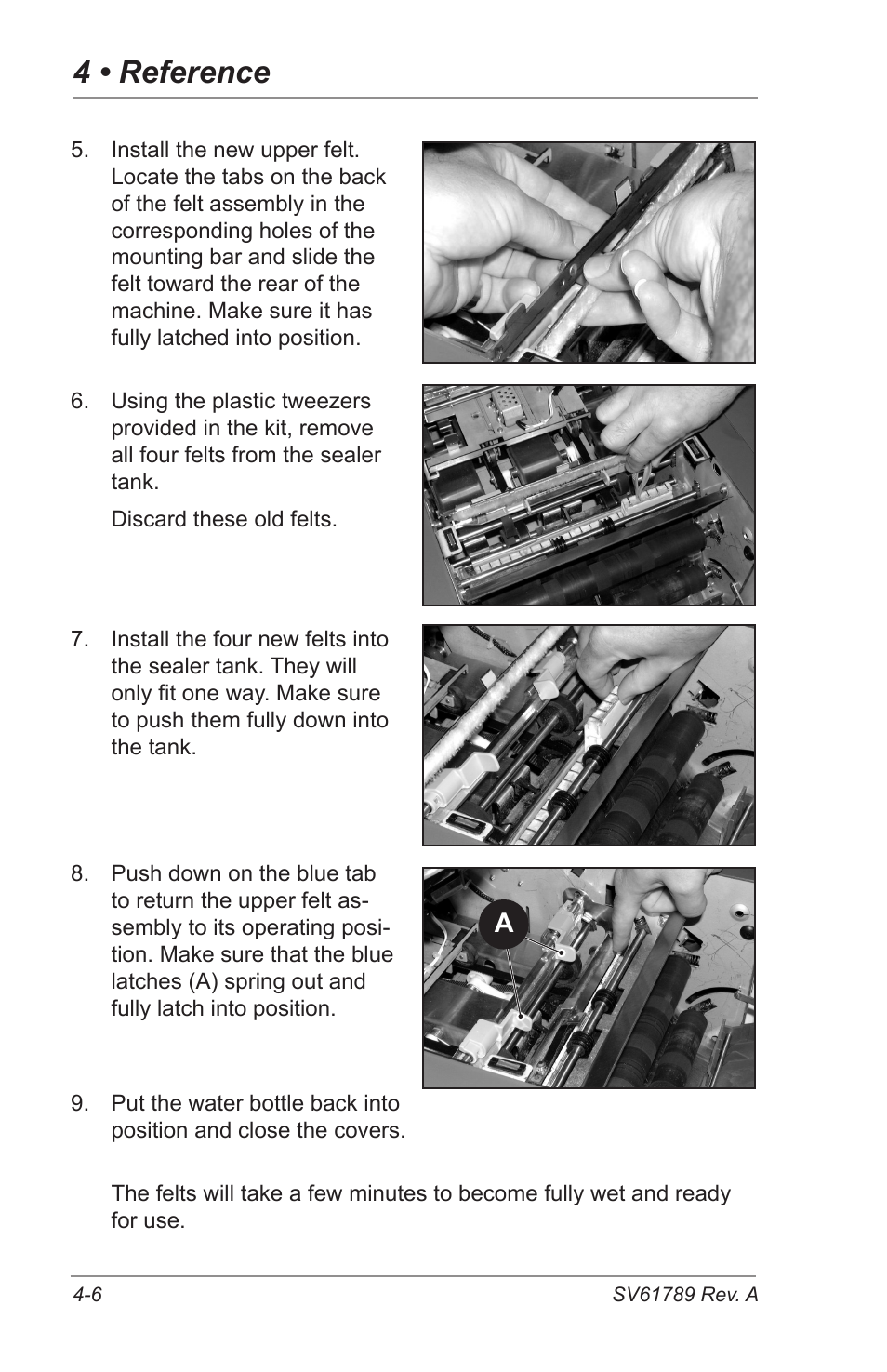 4 • reference | Pitney Bowes DI380 OfficeRight Systems User Manual | Page 66 / 104