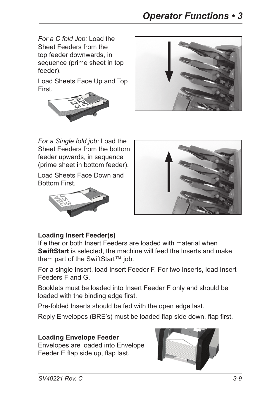 Operator functions • 3 | Pitney Bowes DI600 Inserting System User Manual | Page 39 / 128