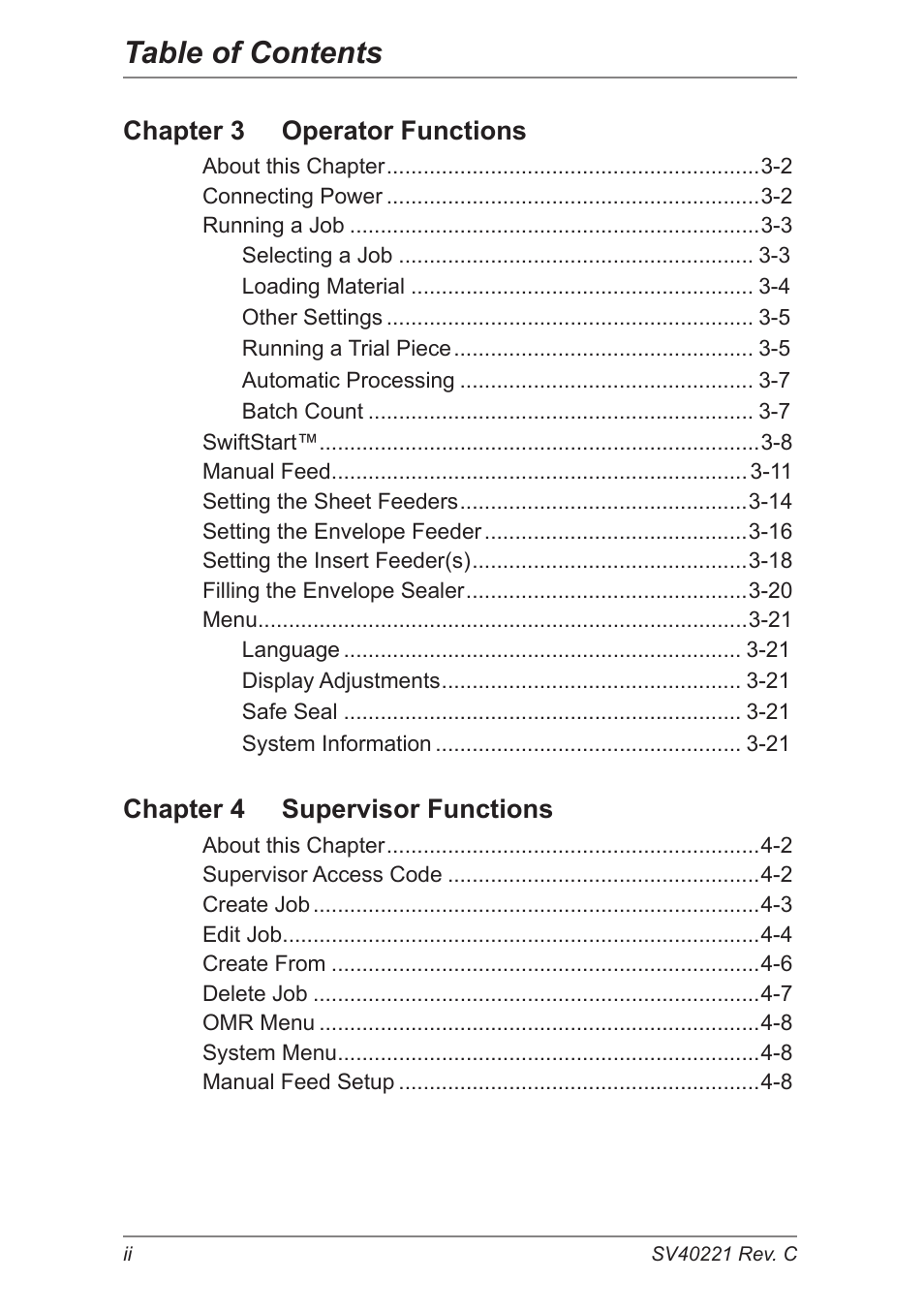 Pitney Bowes DI600 Inserting System User Manual | Page 4 / 128