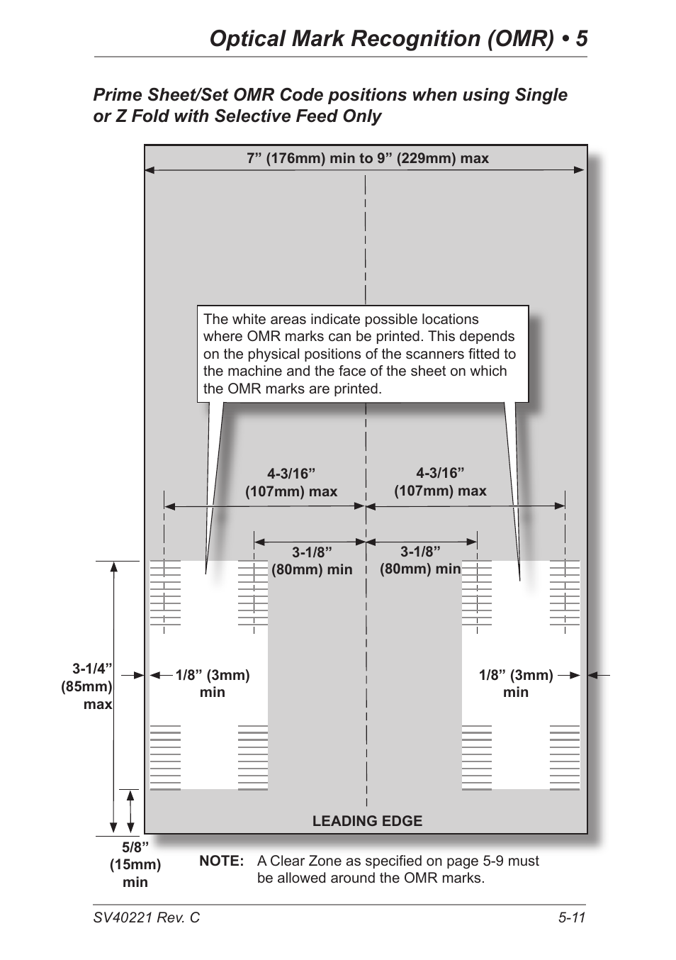 Optical mark recognition (omr) • 5 | Pitney Bowes DI600 Inserting System User Manual | Page 71 / 128