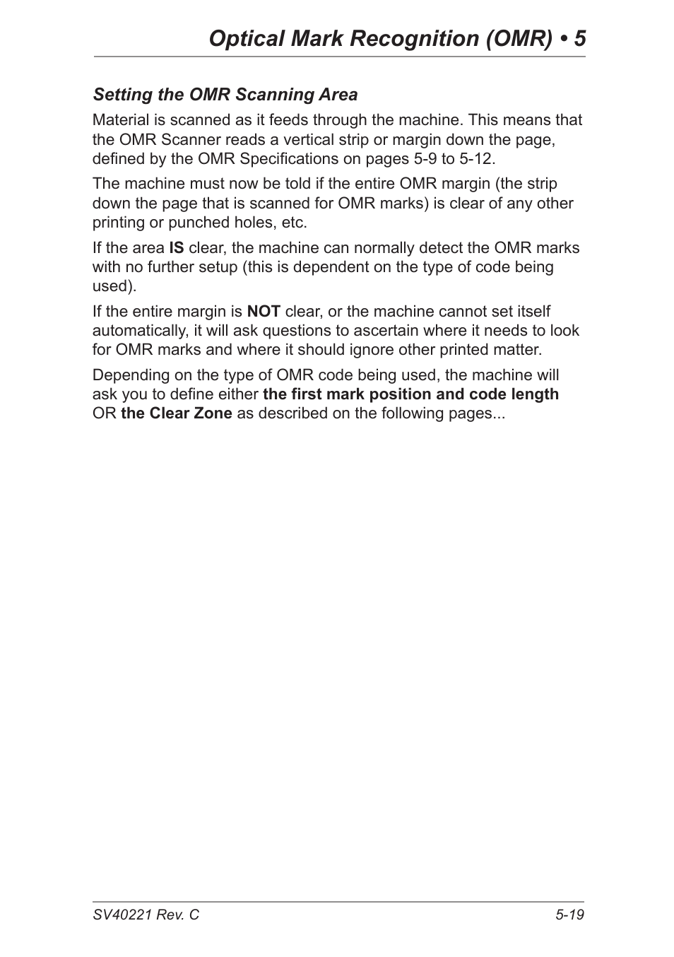 Optical mark recognition (omr) • 5 | Pitney Bowes DI600 Inserting System User Manual | Page 79 / 128