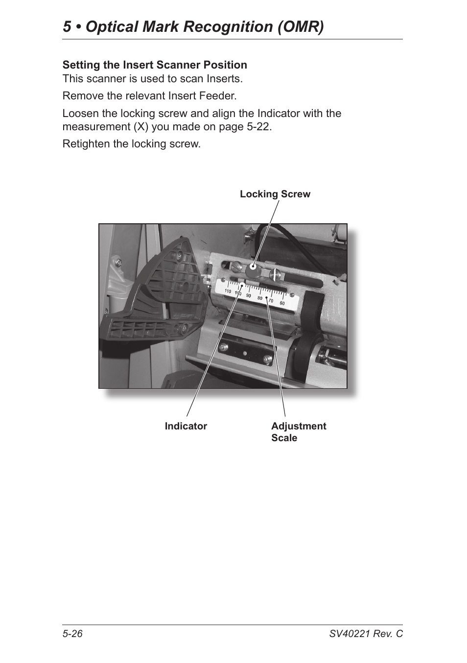 5 • optical mark recognition (omr) | Pitney Bowes DI600 Inserting System User Manual | Page 86 / 128