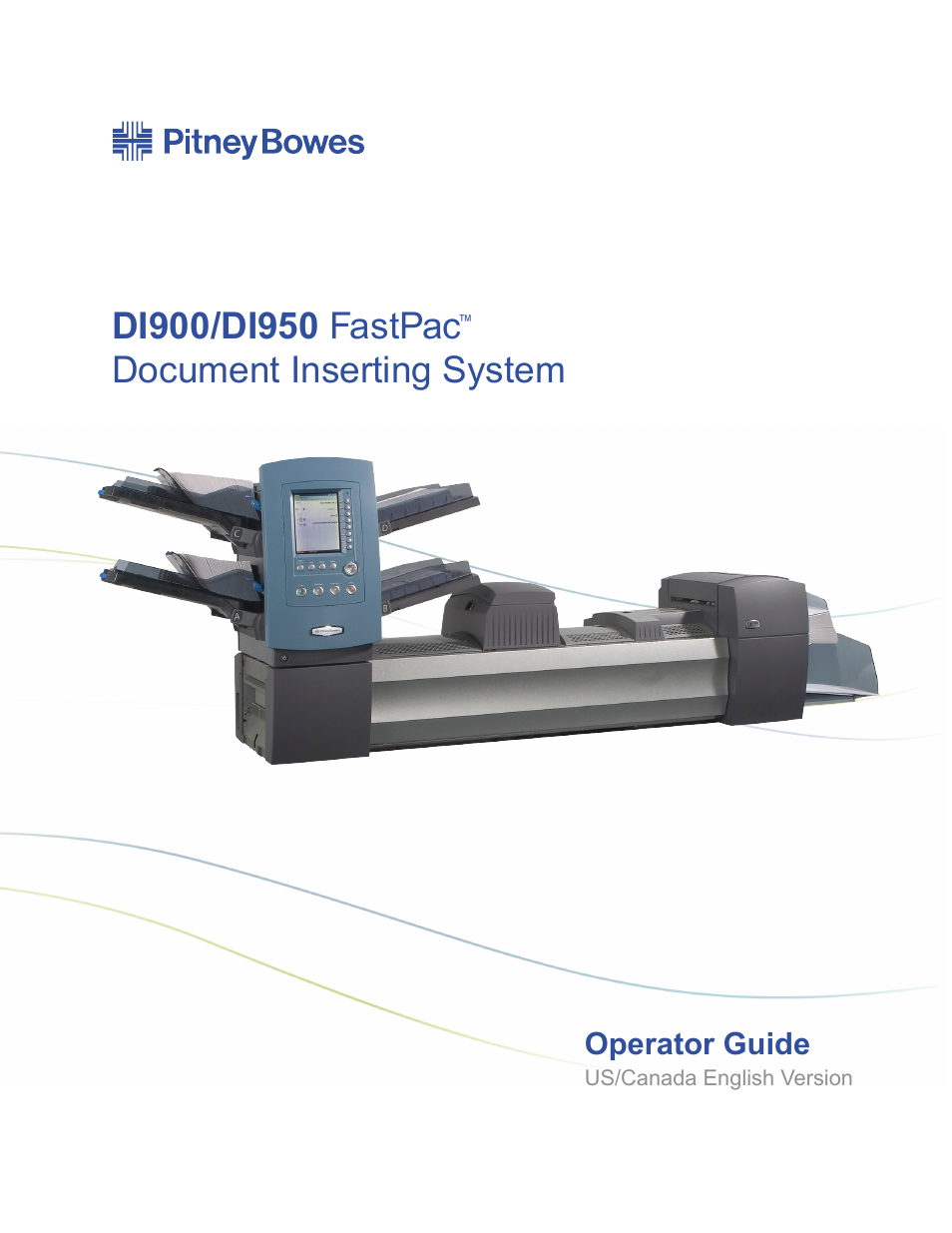Pitney Bowes DI950 FastPac Inserter User Manual | 196 pages