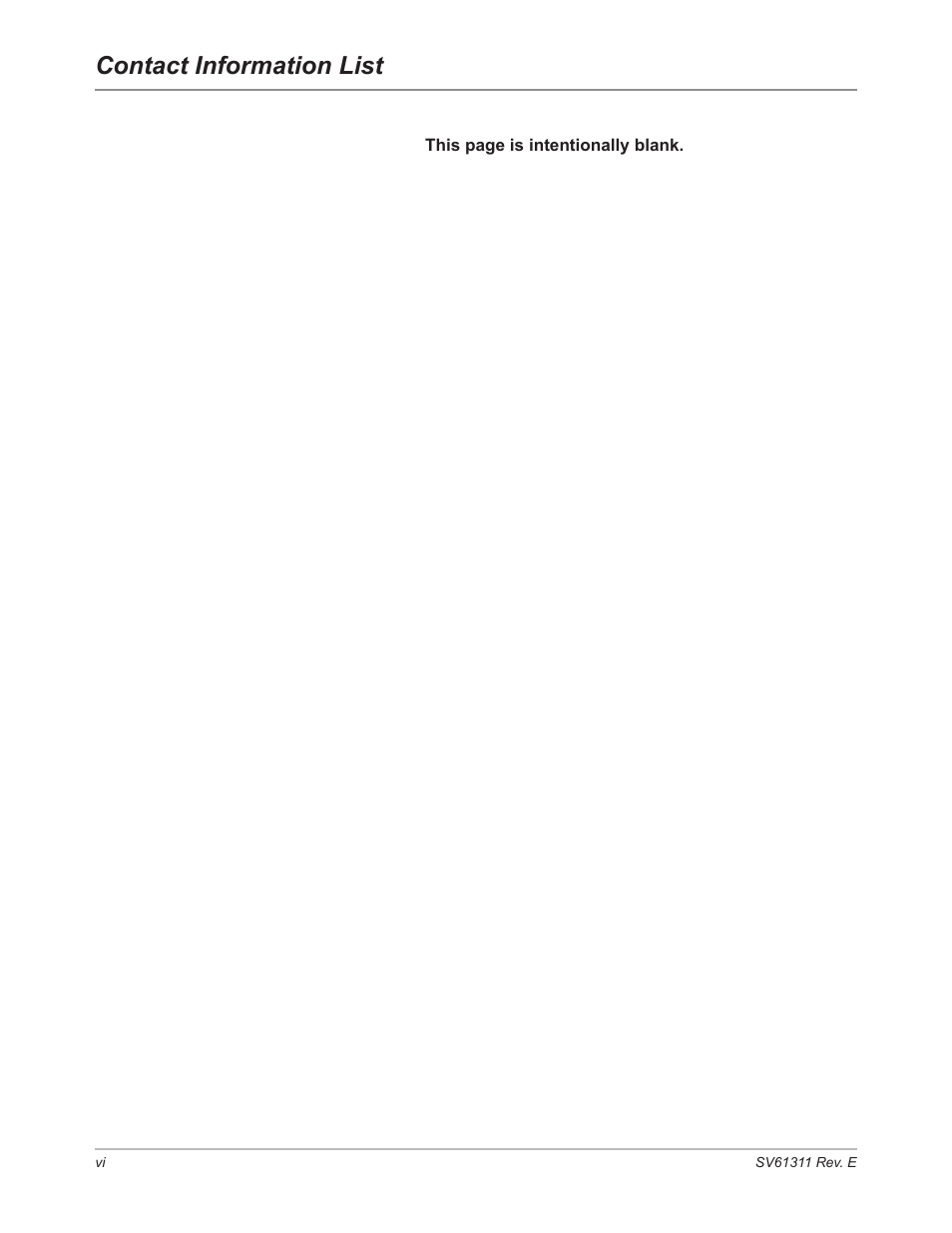 Contact information list | Pitney Bowes DI950 FastPac Inserter User Manual | Page 10 / 196