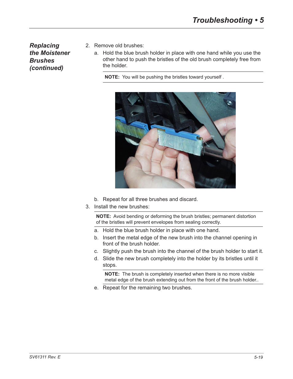 Troubleshooting • 5 | Pitney Bowes DI950 FastPac Inserter User Manual | Page 111 / 196