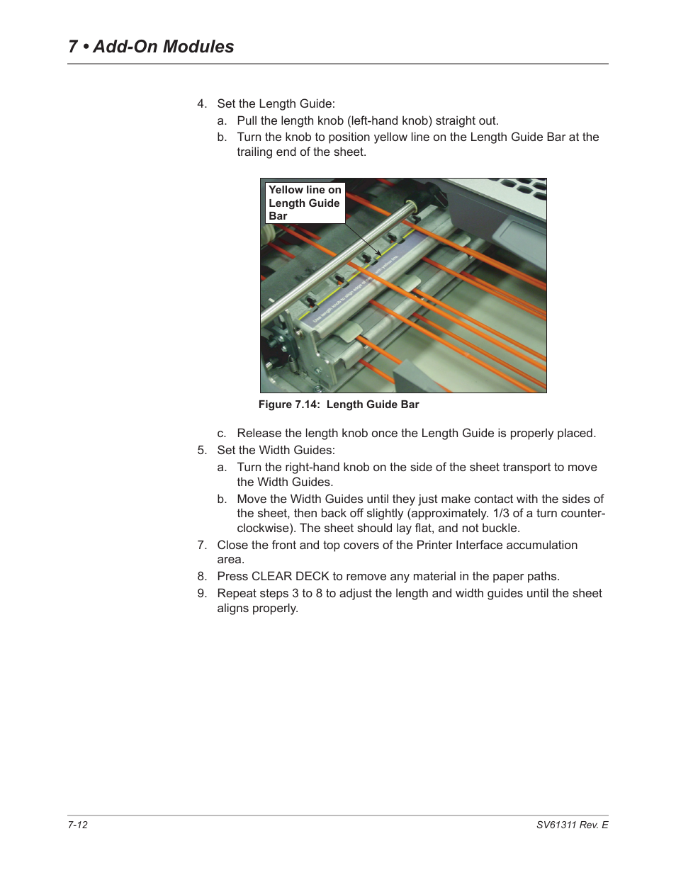 7 • add-on modules | Pitney Bowes DI950 FastPac Inserter User Manual | Page 138 / 196