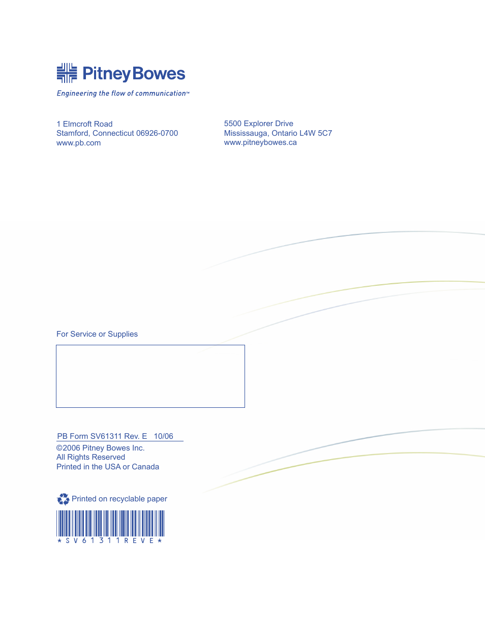 Pitney Bowes DI950 FastPac Inserter User Manual | Page 196 / 196