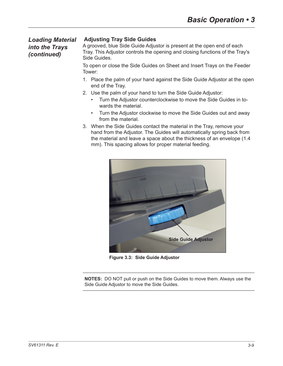 Basic operation • 3 | Pitney Bowes DI950 FastPac Inserter User Manual | Page 51 / 196