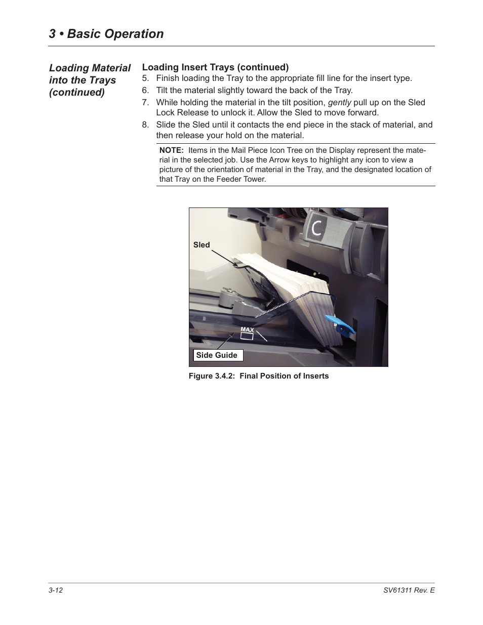 3 • basic operation | Pitney Bowes DI950 FastPac Inserter User Manual | Page 54 / 196