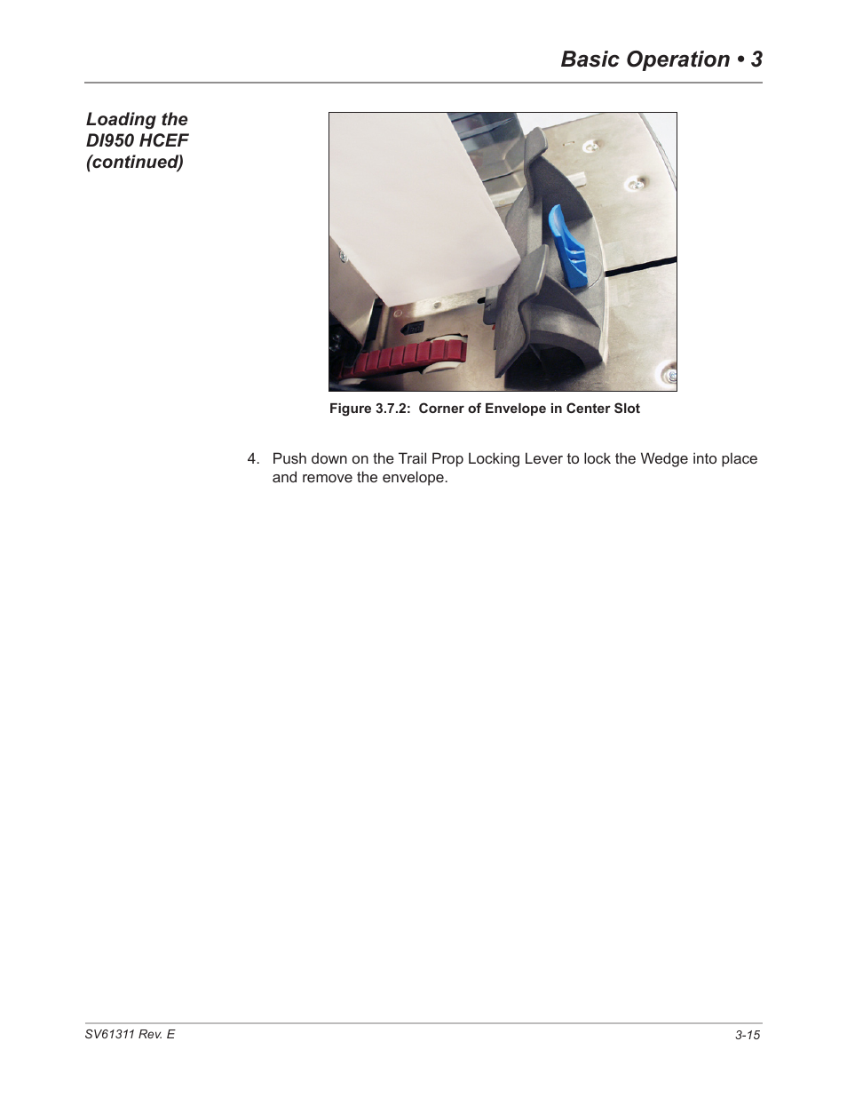 Basic operation • 3 | Pitney Bowes DI950 FastPac Inserter User Manual | Page 57 / 196