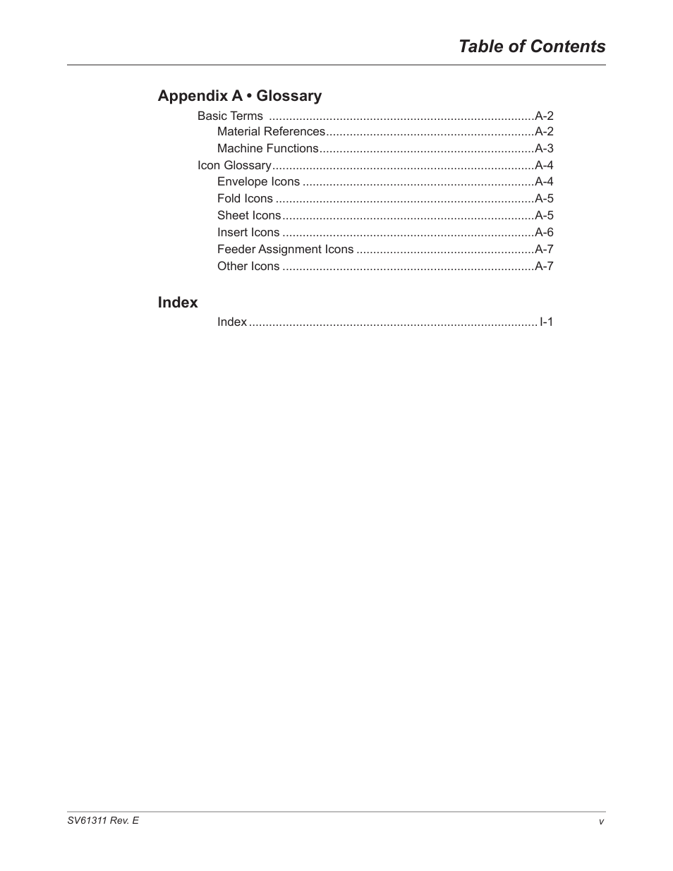 Pitney Bowes DI950 FastPac Inserter User Manual | Page 7 / 196