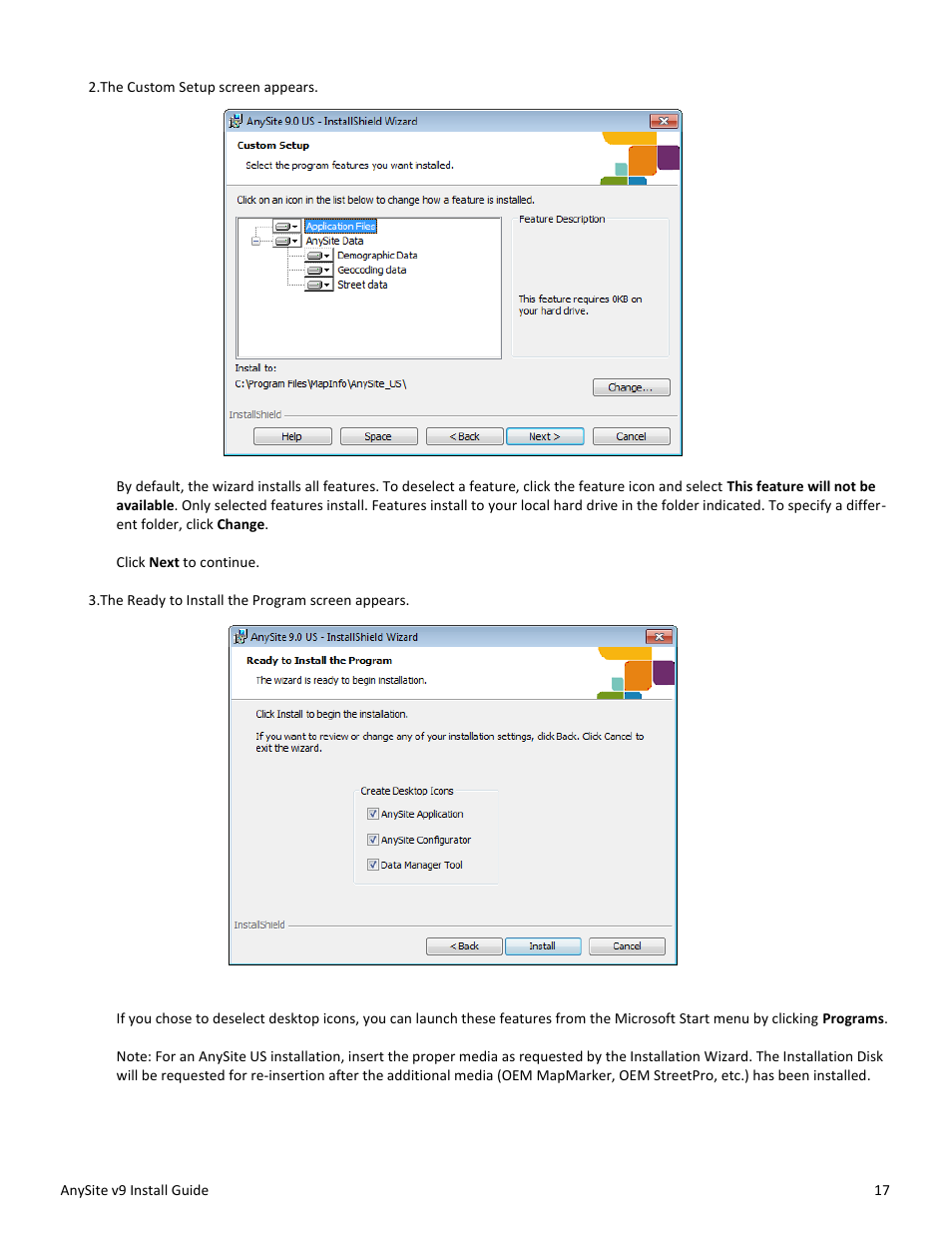 Pitney Bowes AnySite User Manual | Page 17 / 45