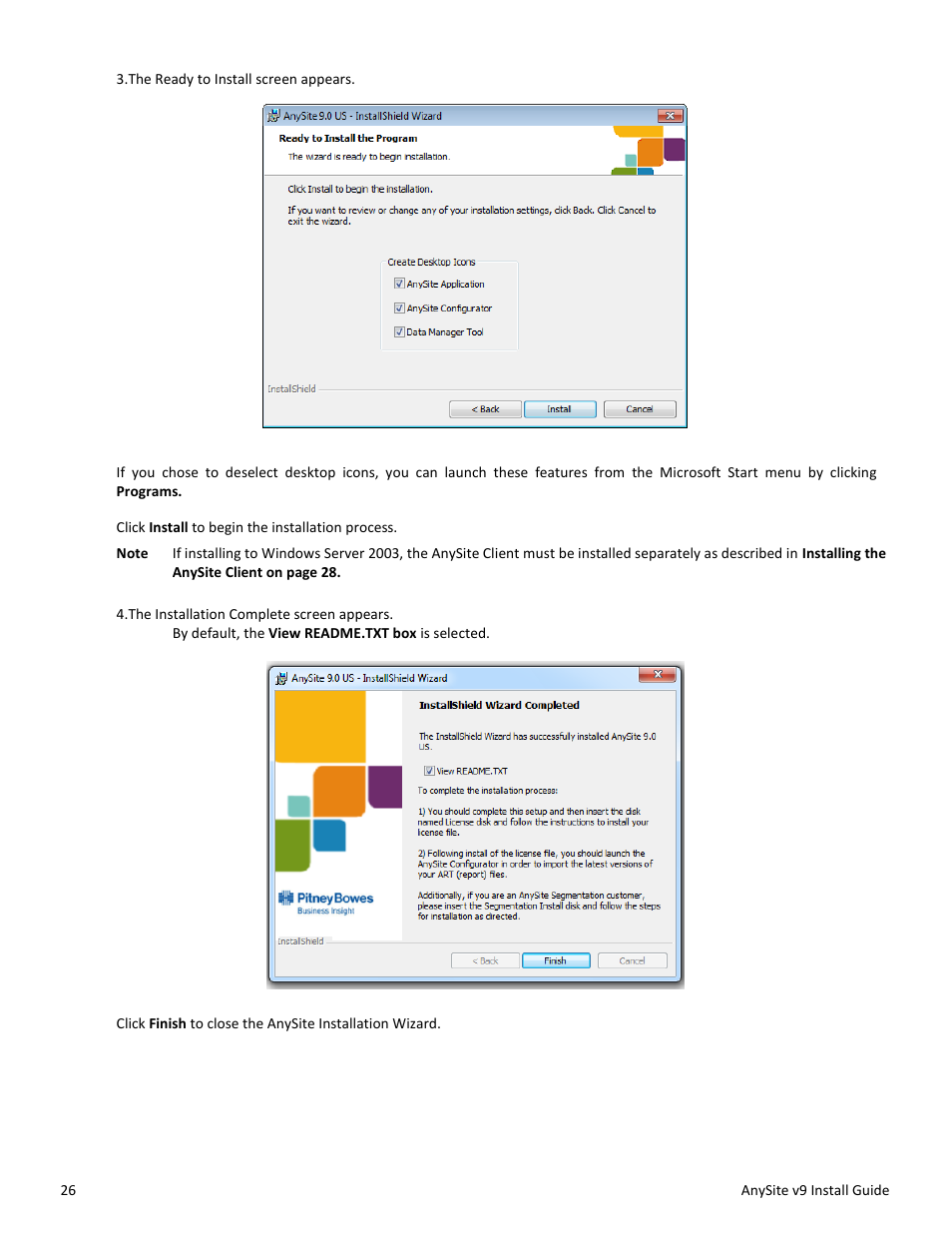 Pitney Bowes AnySite User Manual | Page 26 / 45