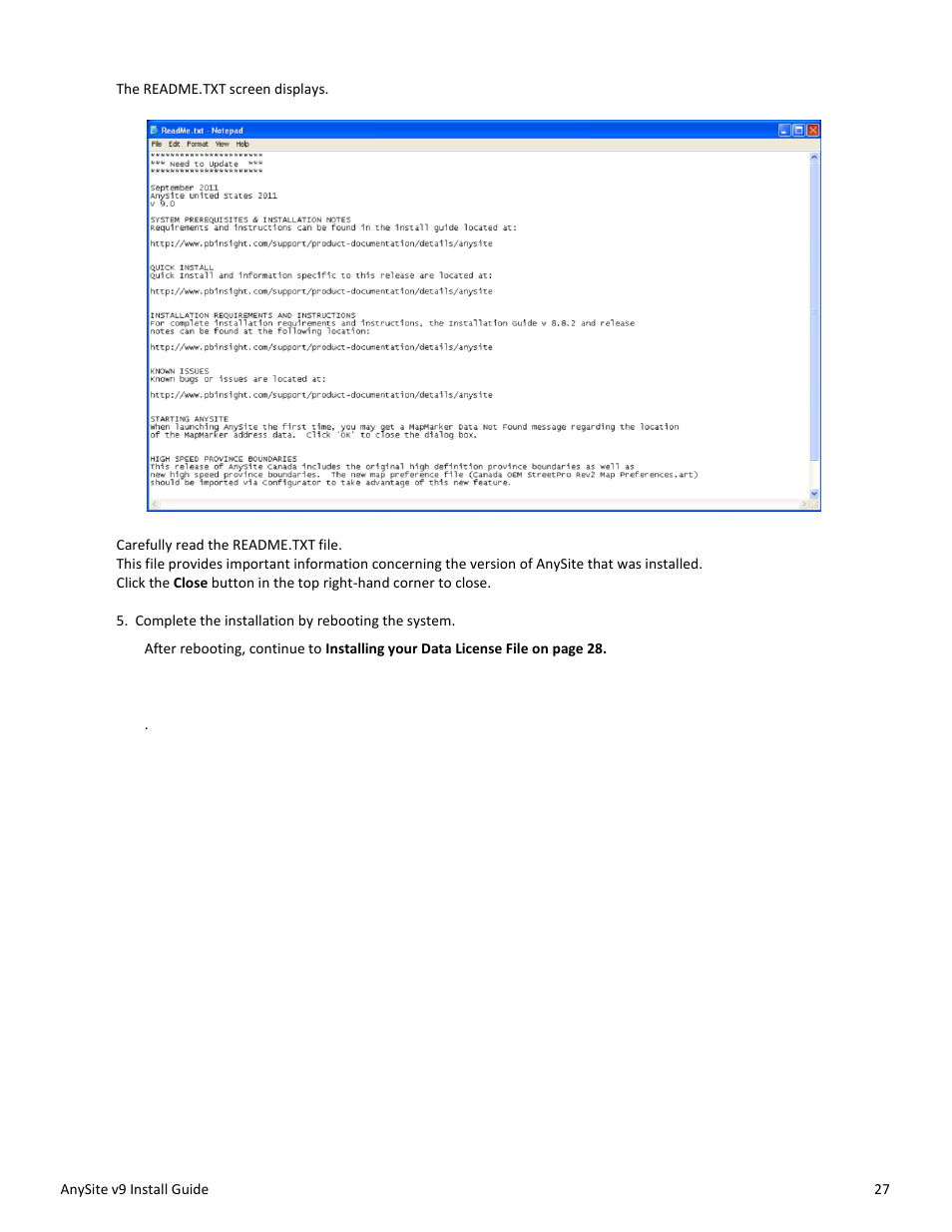 Pitney Bowes AnySite User Manual | Page 27 / 45