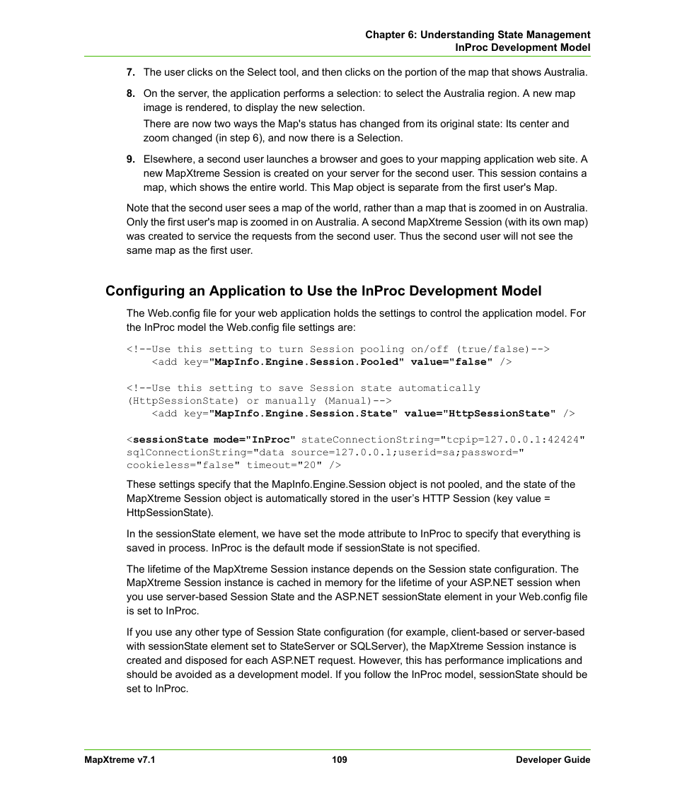 Pitney Bowes MapXtreme User Manual | Page 109 / 640