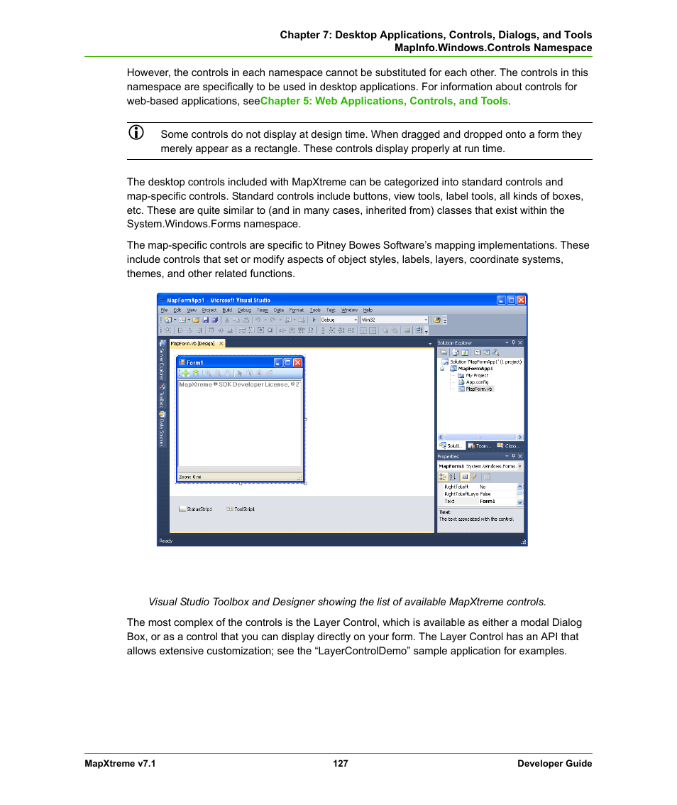 Pitney Bowes MapXtreme User Manual | Page 127 / 640
