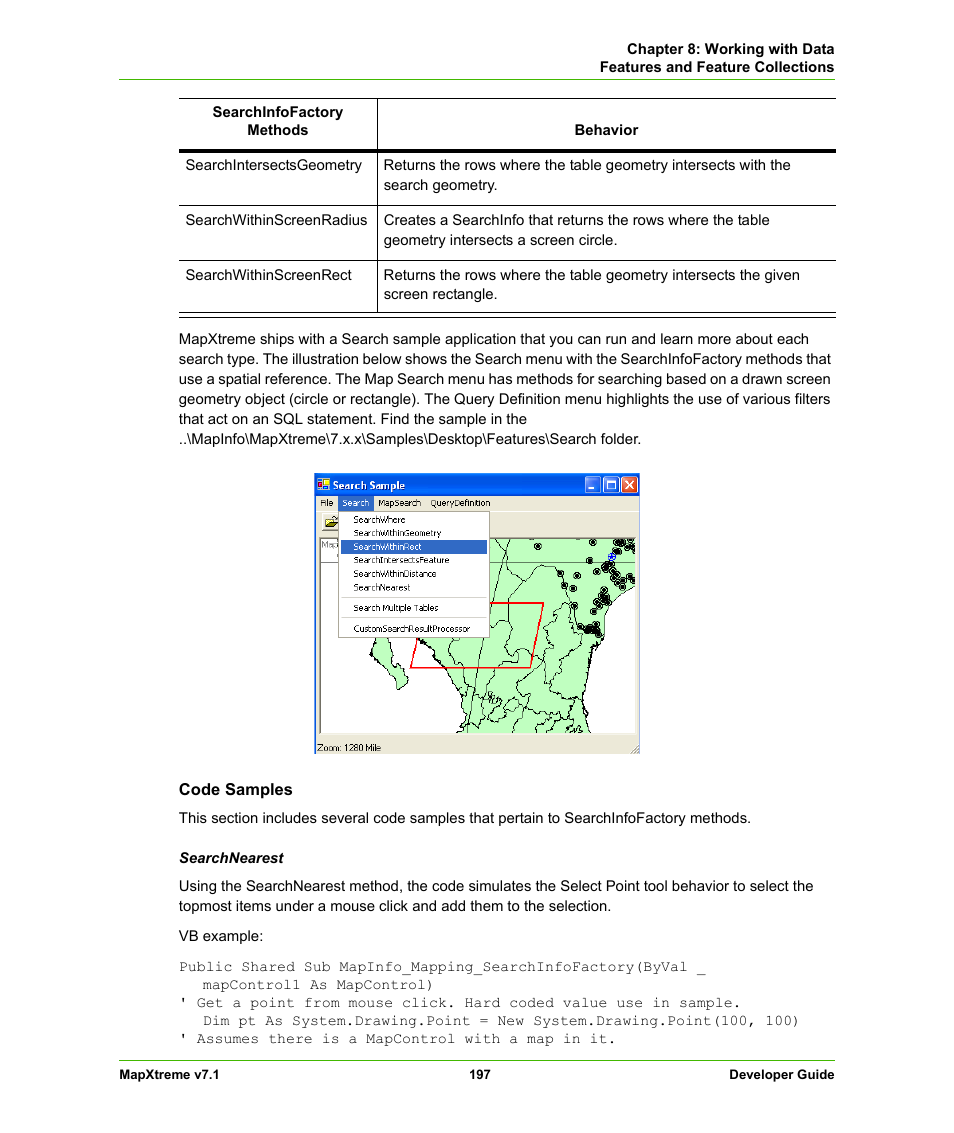 Pitney Bowes MapXtreme User Manual | Page 190 / 640