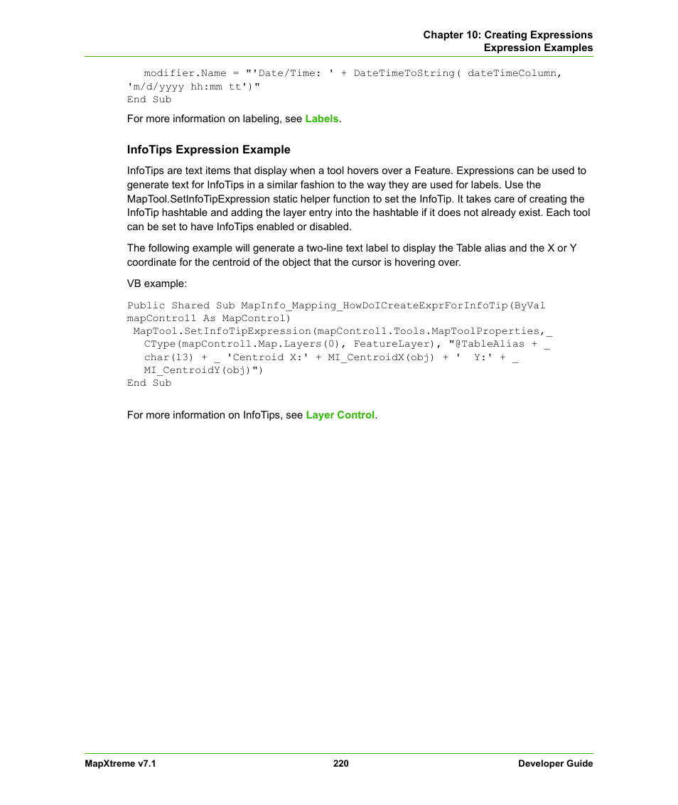 Pitney Bowes MapXtreme User Manual | Page 213 / 640
