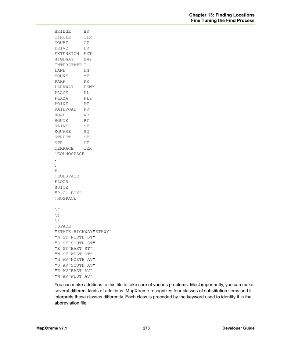 Pitney Bowes MapXtreme User Manual | Page 266 / 640
