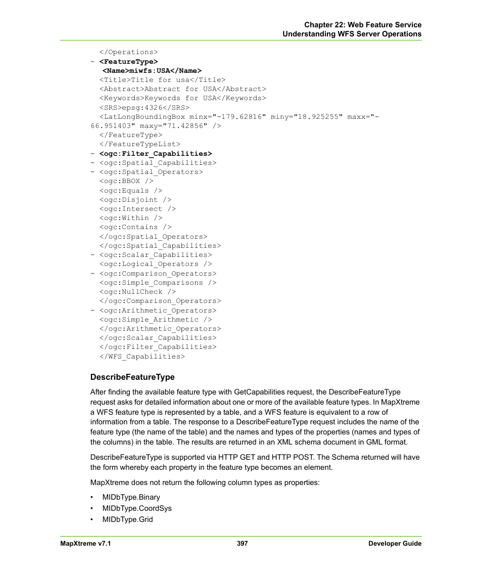 Pitney Bowes MapXtreme User Manual | Page 390 / 640