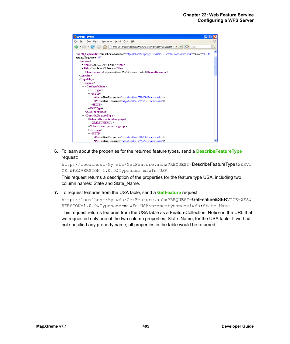 Pitney Bowes MapXtreme User Manual | Page 398 / 640