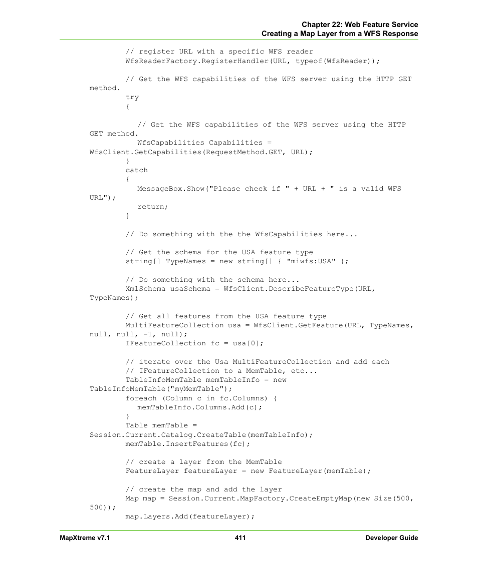 Pitney Bowes MapXtreme User Manual | Page 404 / 640