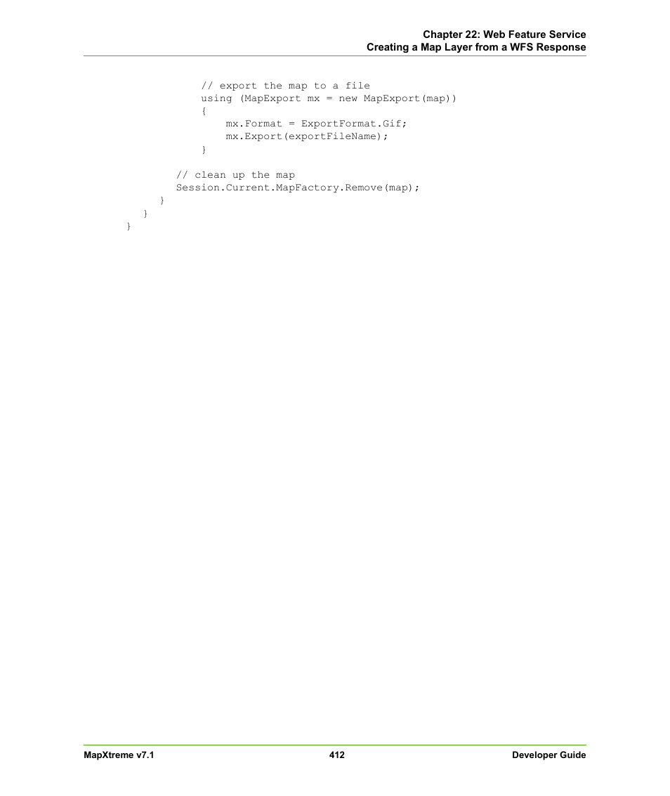 Pitney Bowes MapXtreme User Manual | Page 405 / 640