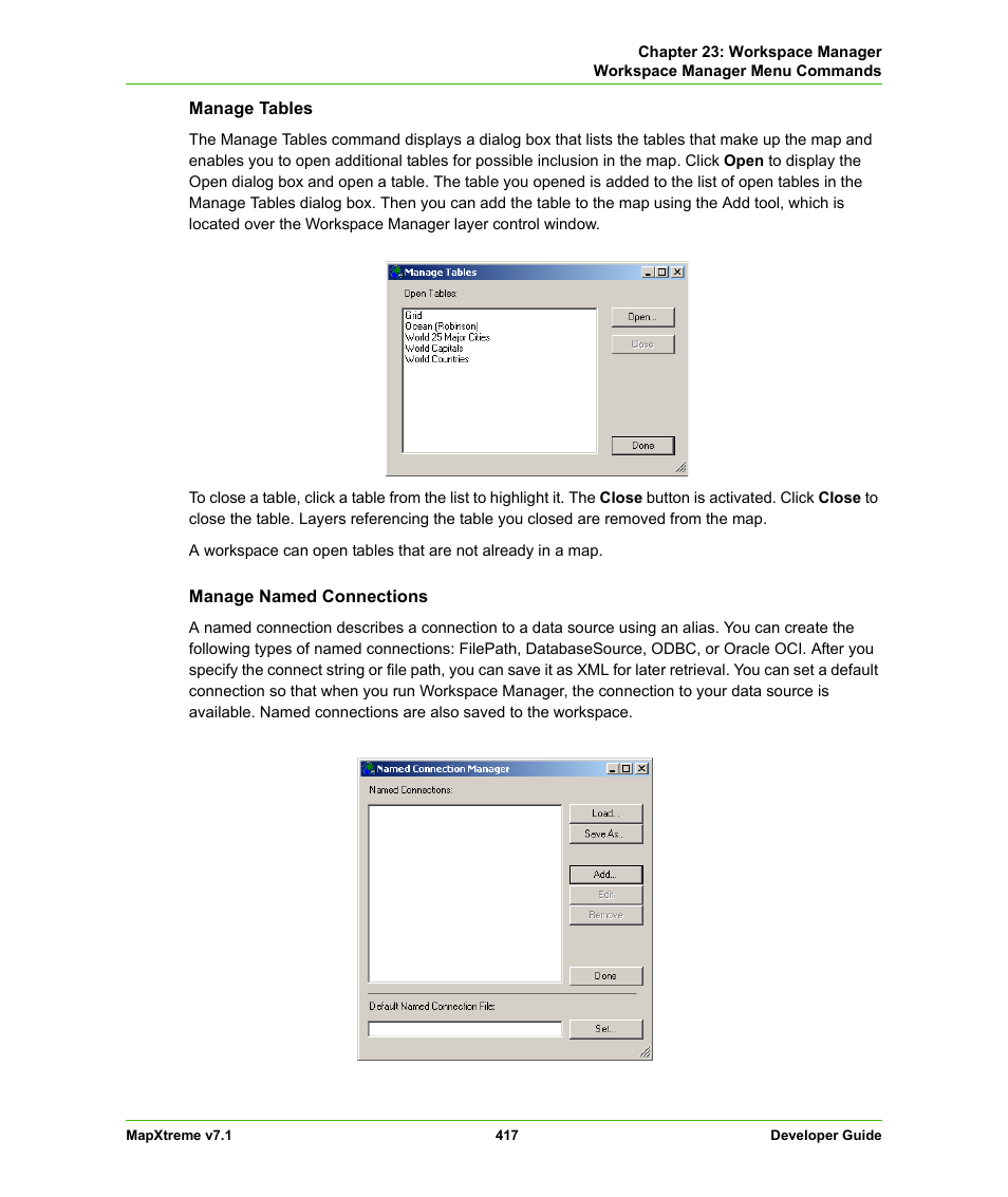 Pitney Bowes MapXtreme User Manual | Page 410 / 640
