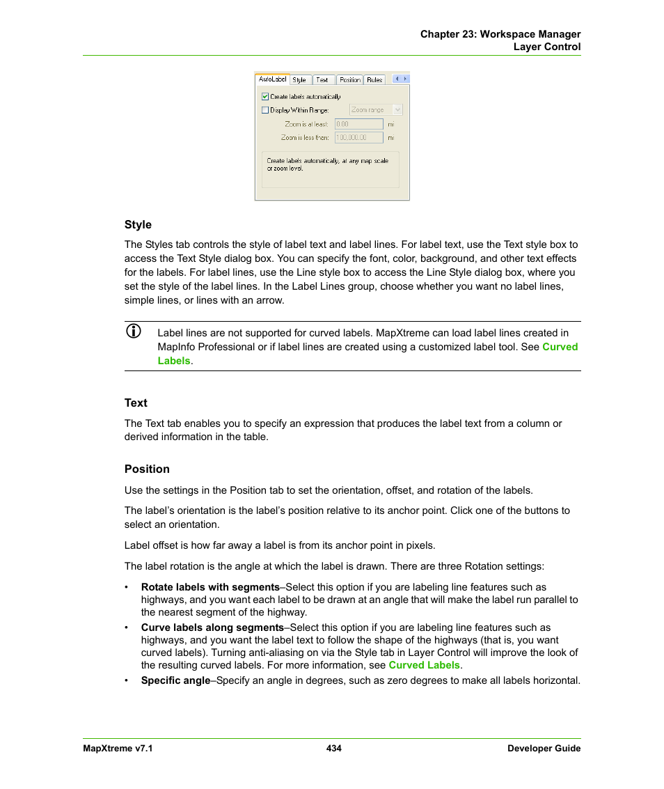 Pitney Bowes MapXtreme User Manual | Page 427 / 640