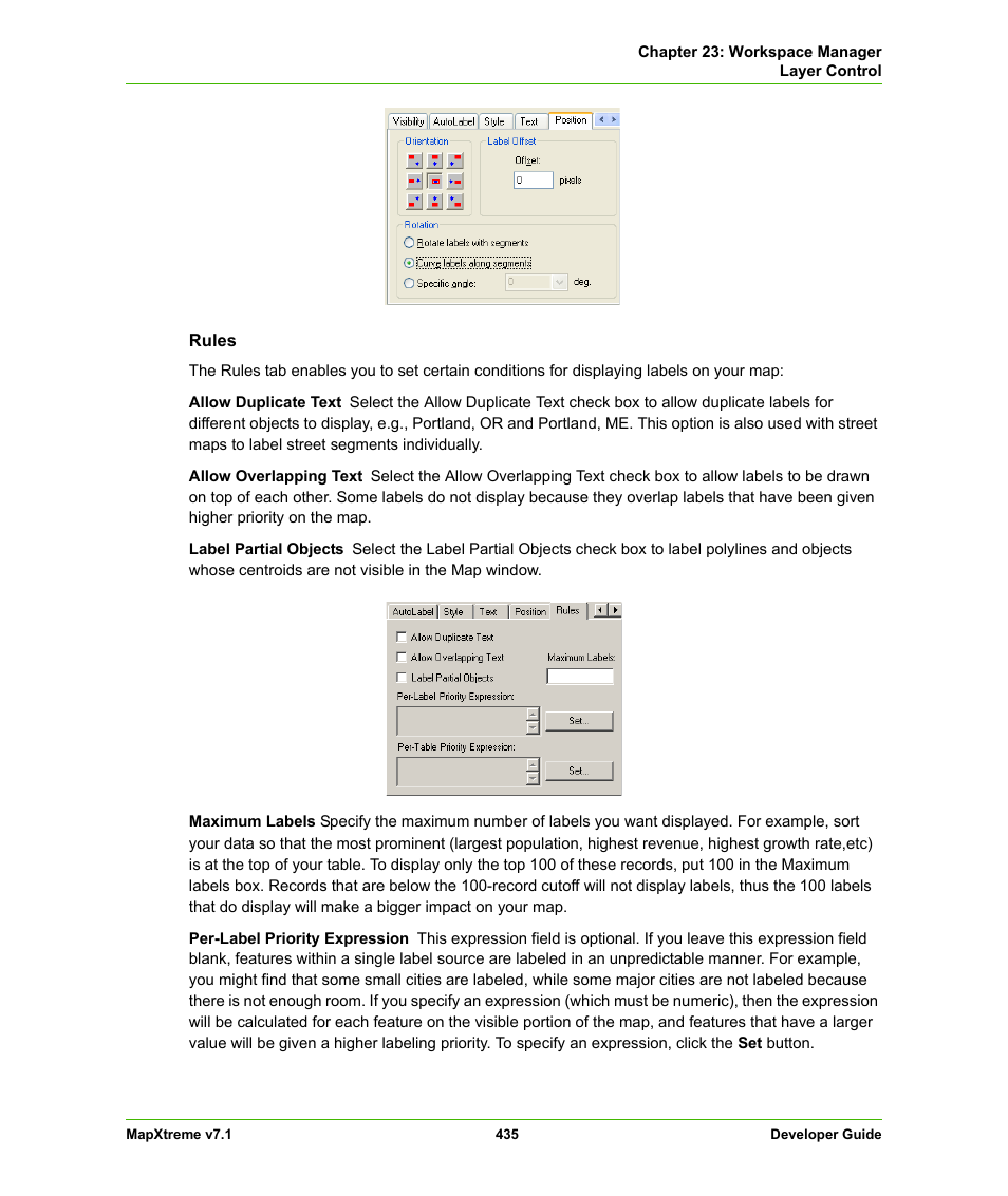 Pitney Bowes MapXtreme User Manual | Page 428 / 640